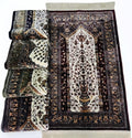 Janamaz Prayer Mat - Premium Velvet Islamic Prayer Rug (70 x 110 cm)
