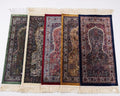 Royal Mihrab Silk-Blend Janamaz – Luxury Polyester Silk Islamic Prayer Rug in 5 Colours (110 x 70 cm)